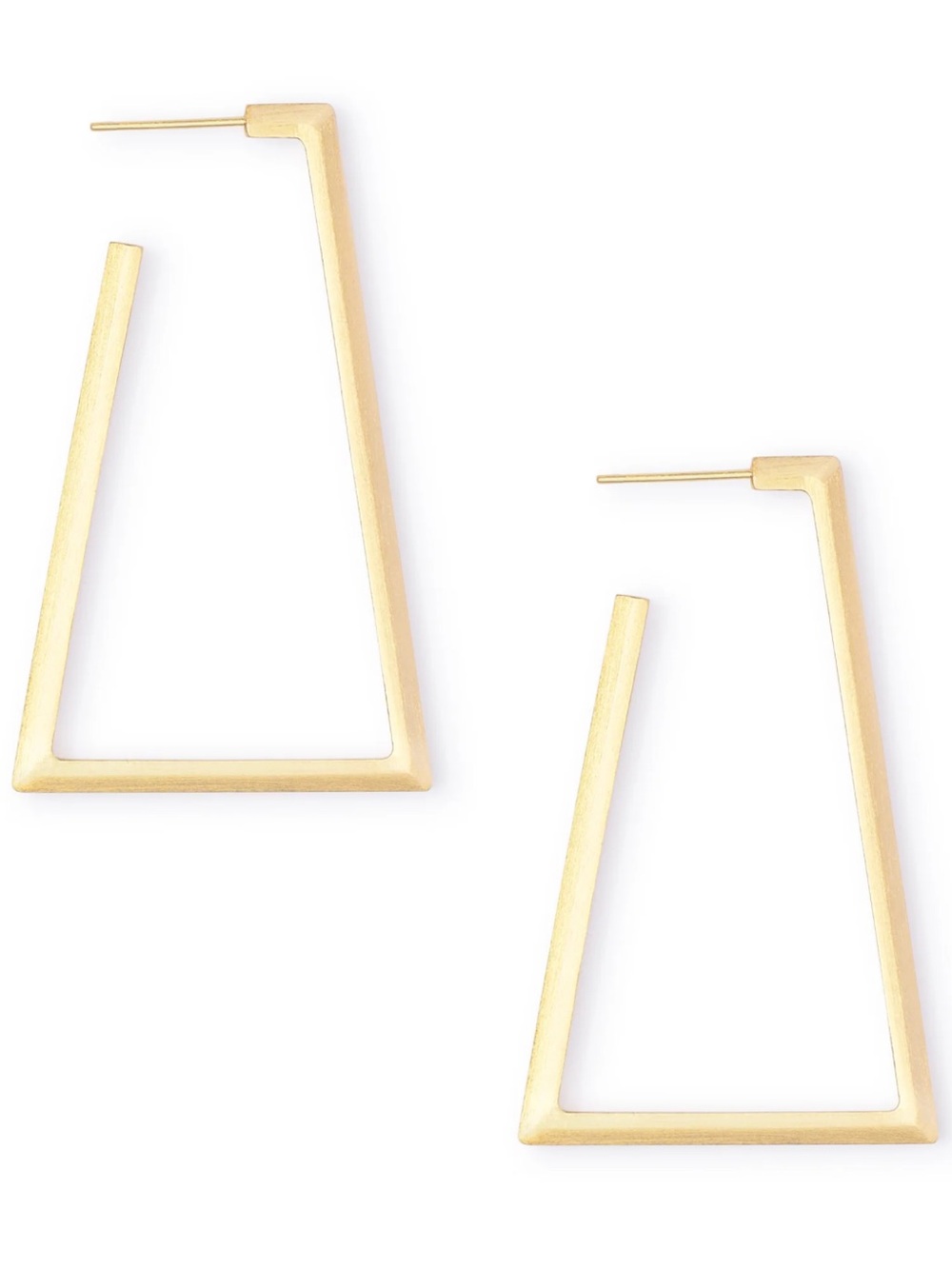 Gold Easton Geometric Hoop Earrings
